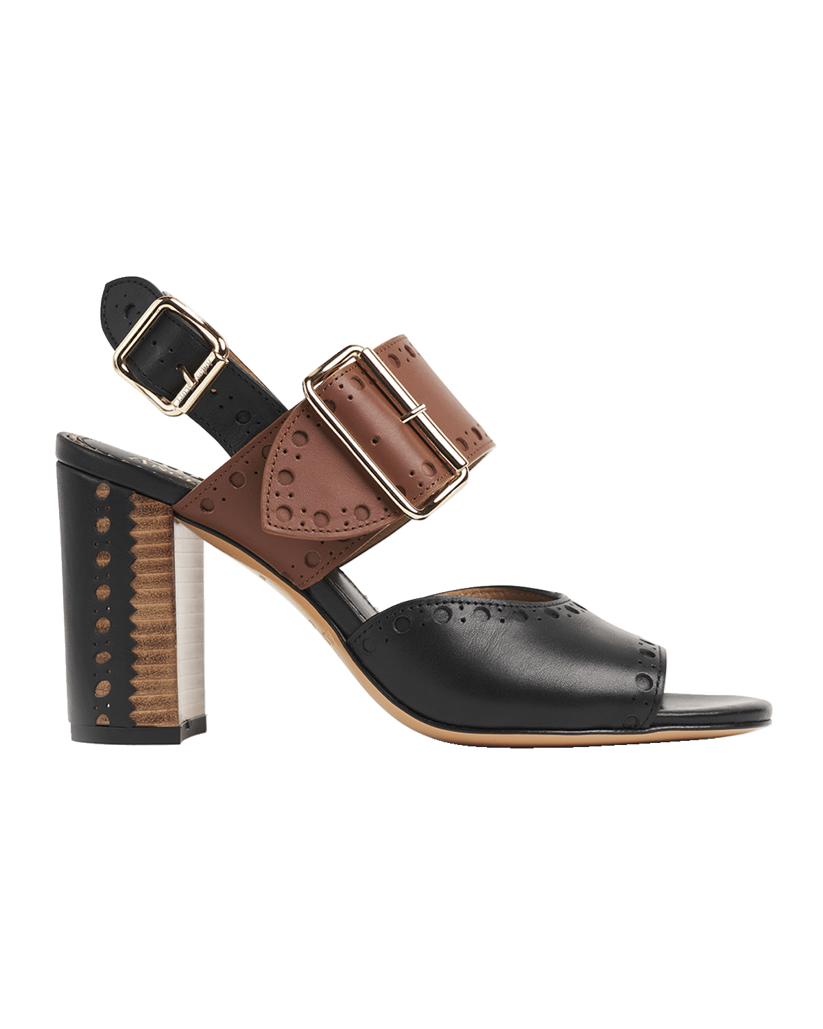 The Office of Angela Scott Ms. Nellie Bicolor Slingback Sandals