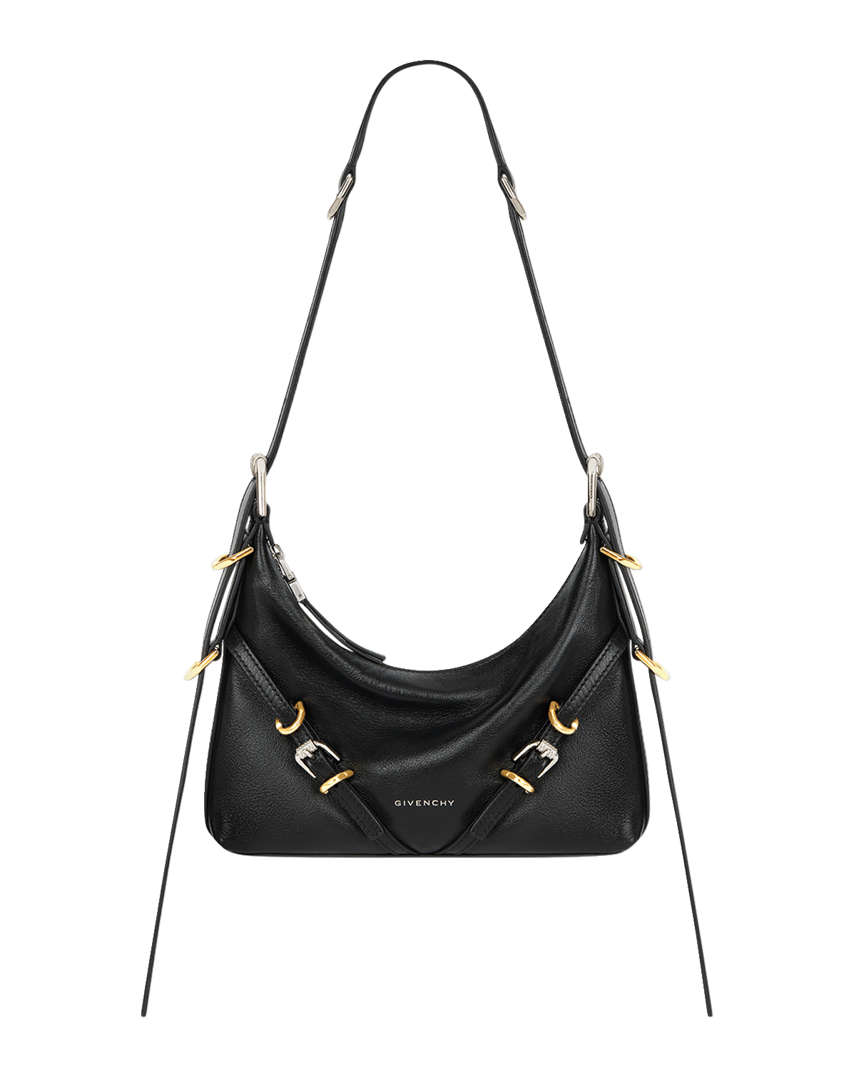Givenchy Voyou Mini Shoulder Bag in Tumbled Leather