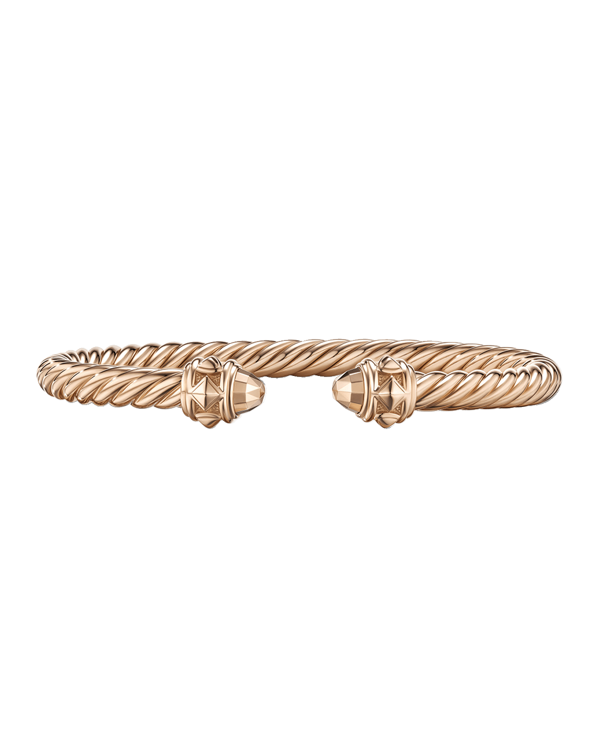David Yurman 4mm Cable Edge Bracelet in Recycled 18k Gold, Size L