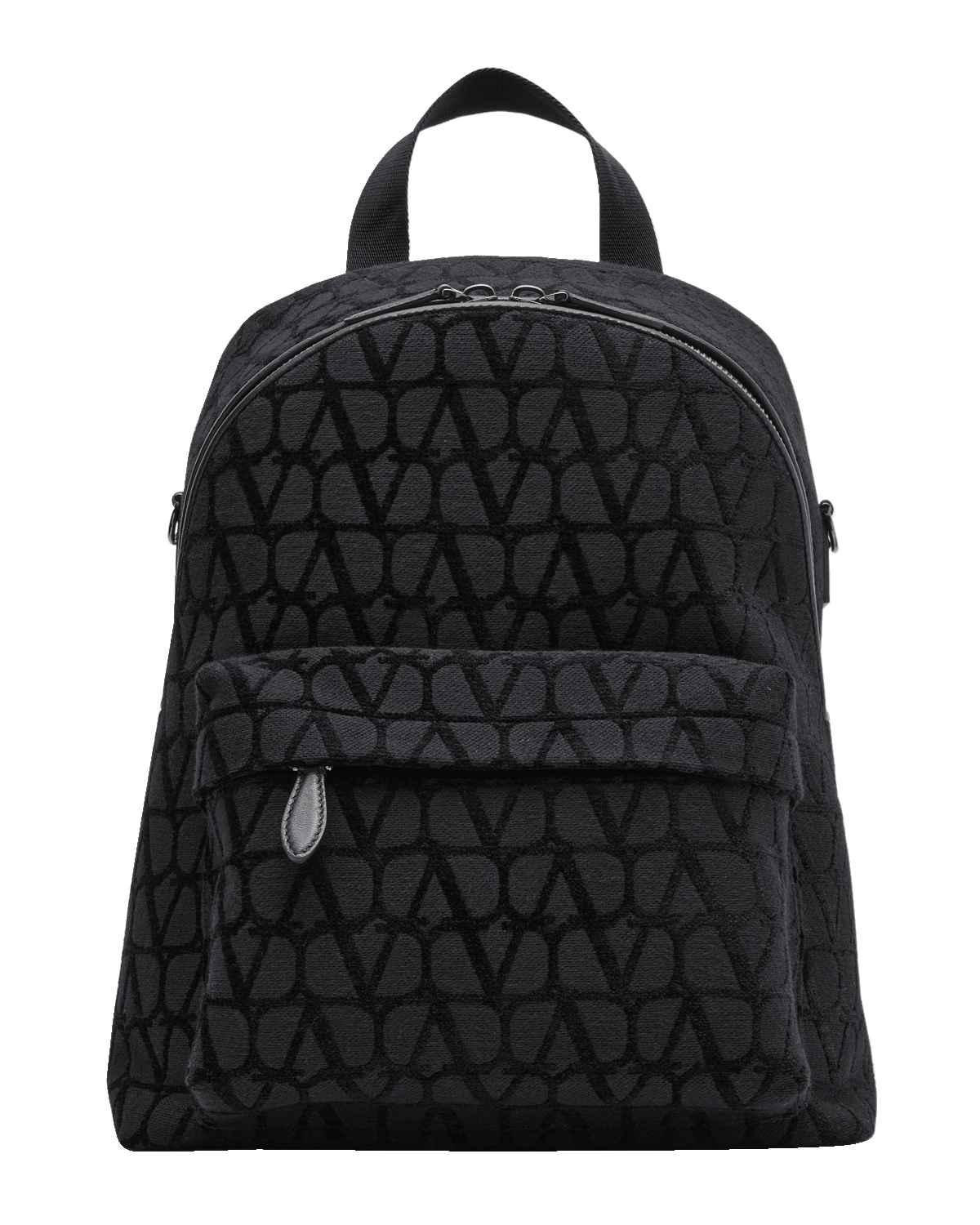 Valentino Garavani blue camouflage logo print backpack