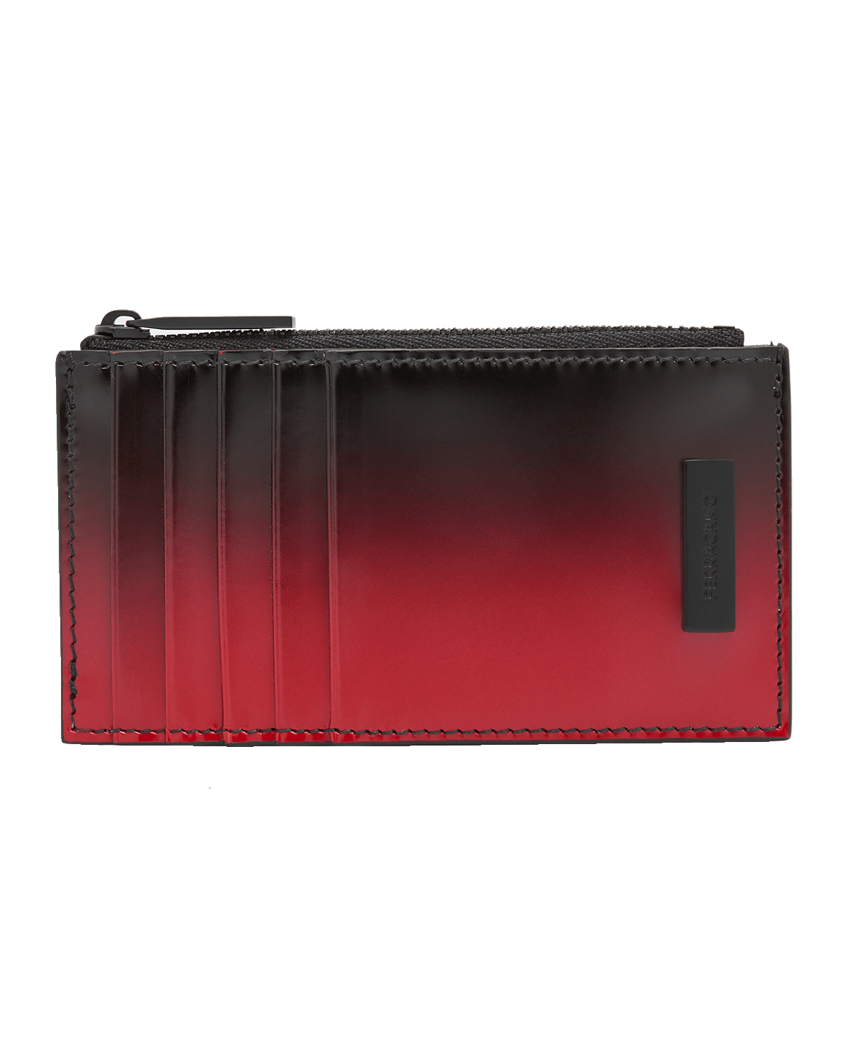 Ferragamo Men's Lingotto Zip Card Case