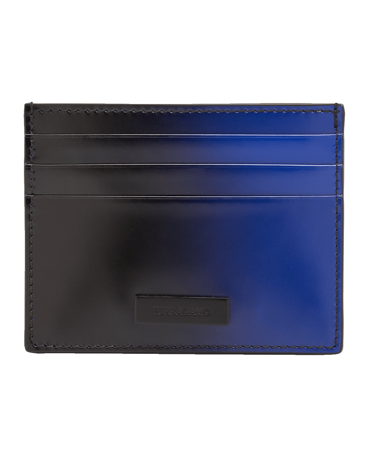 Ferragamo Men's Lingotto Degrade Leather Card Case