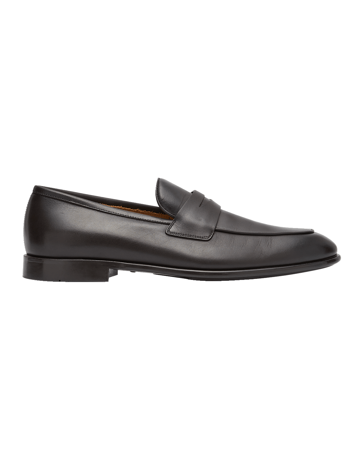 Ferragamo Men's Funes Leather Penny Loafers