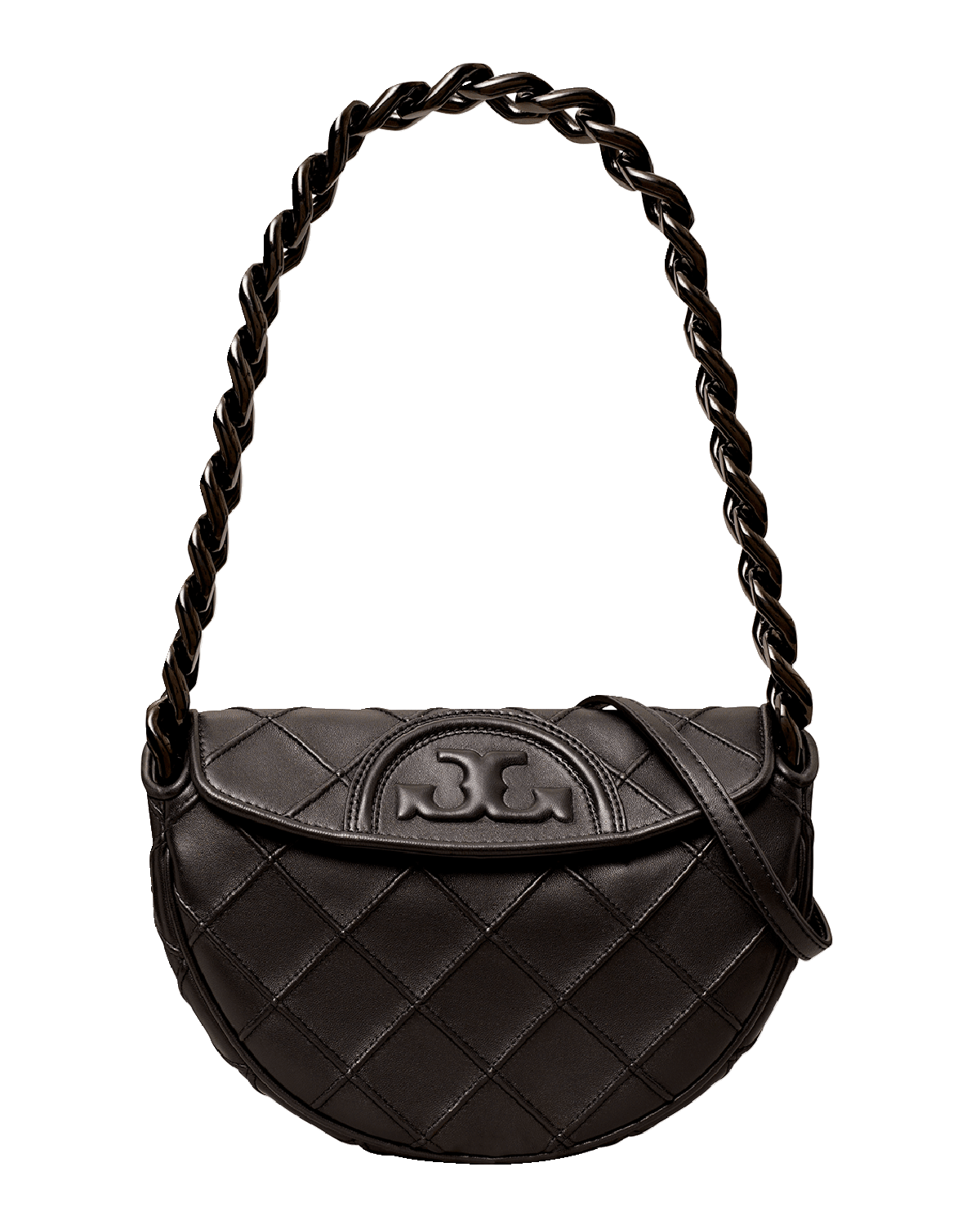 Tory Burch Fleming Mini Crescent Shoulder Bag