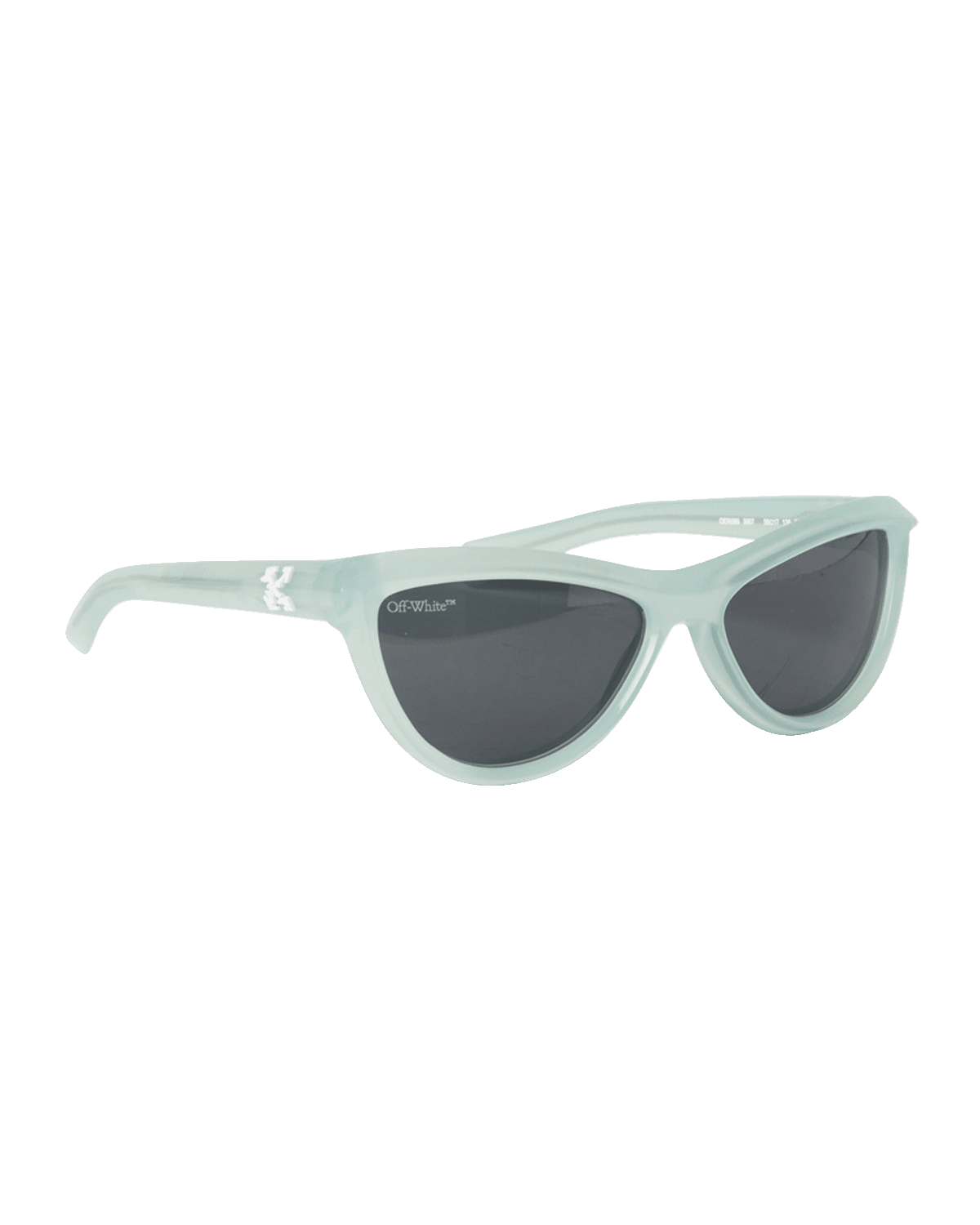 Off-White Atlanta Teal Acetate Cat-Eye Sunglasses