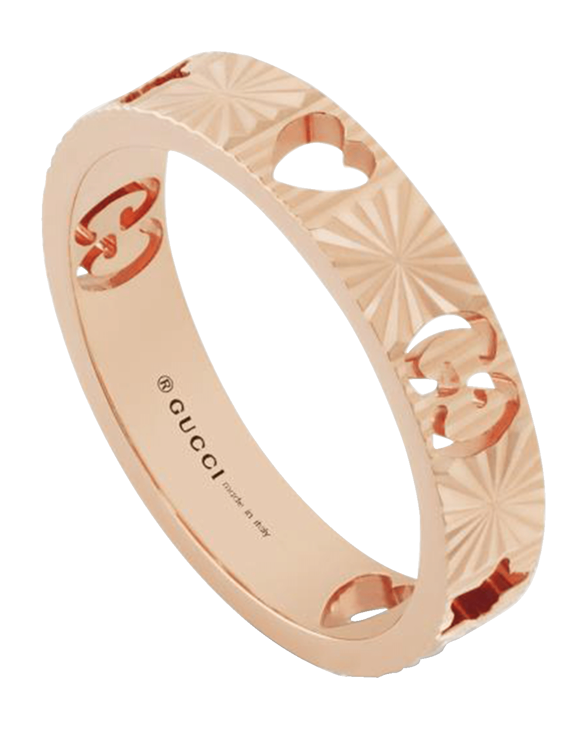 Gucci 18k Rose Gold Icon Star Ring