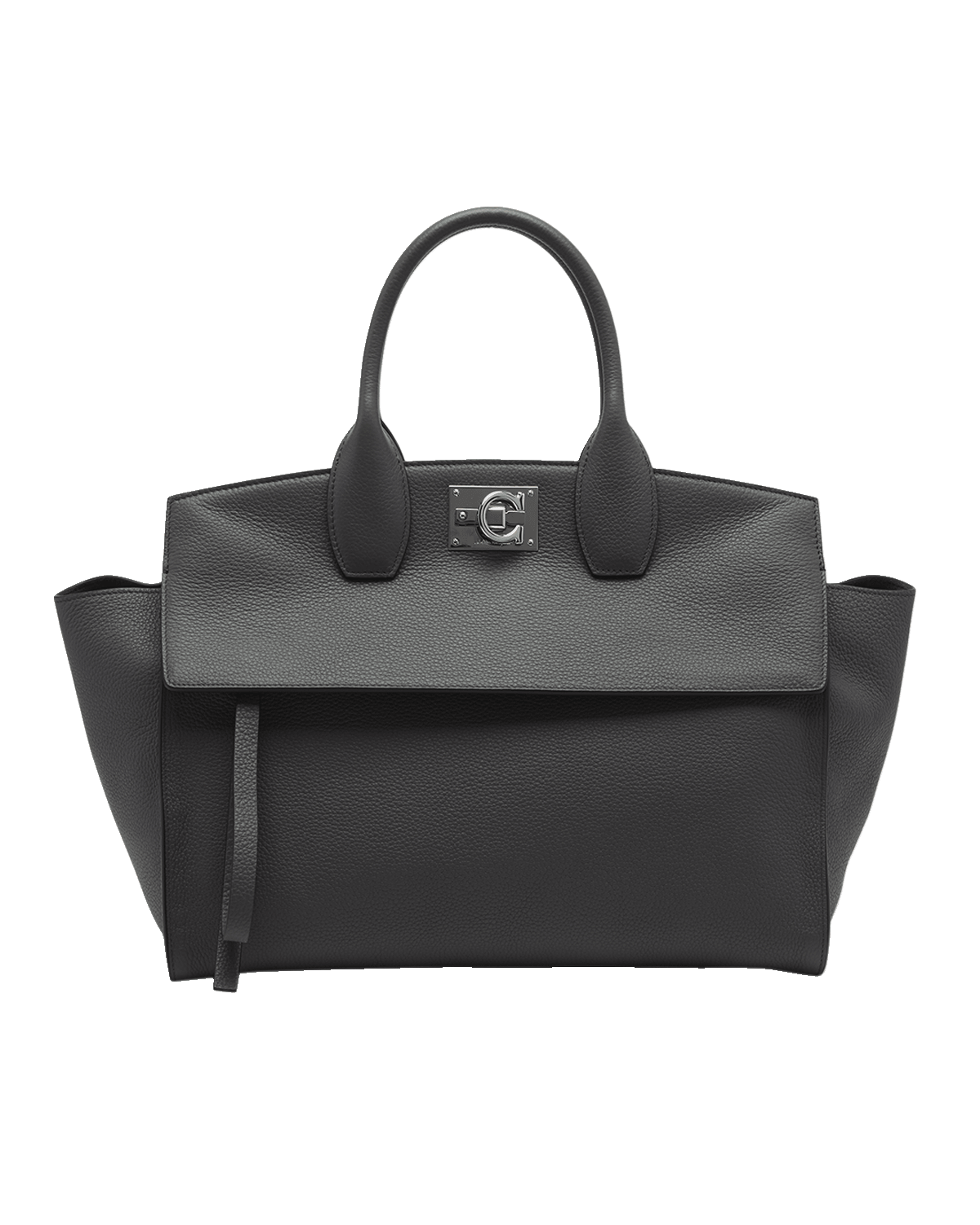 Ferragamo The Studio Soft Large Leather Top-Handle Bag