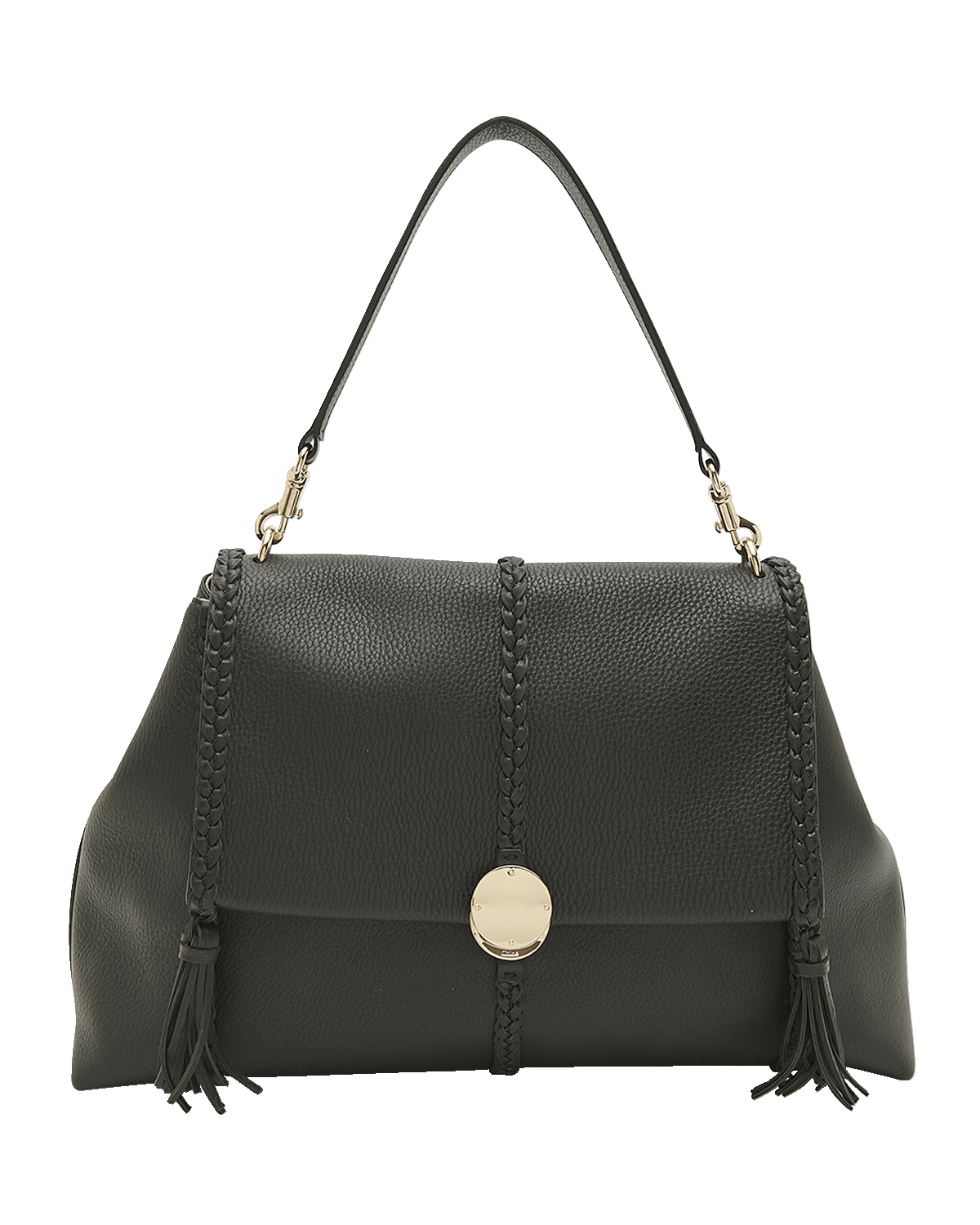Chloe Penelope Large Top-Handle Bag in Smooth Grained Leather