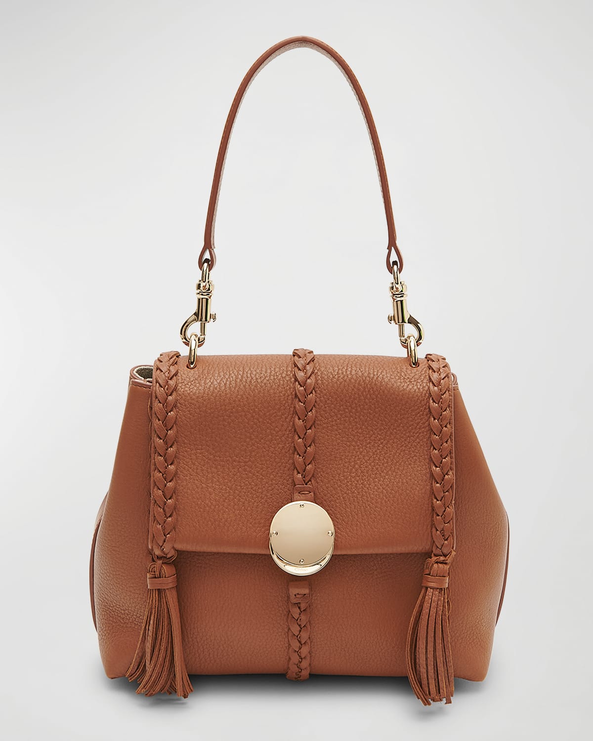 Chloe Penelope Small Top-Handle Bag in Smooth Grained Leather