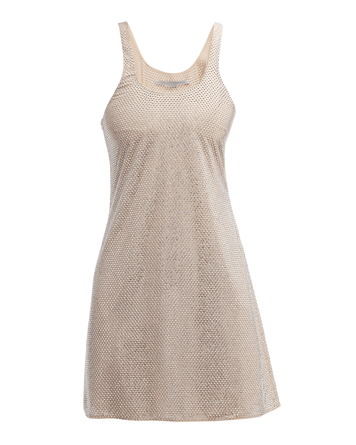 ALAIA Crino Striped Fit-&-Flare Knit Mini Dress | Neiman Marcus