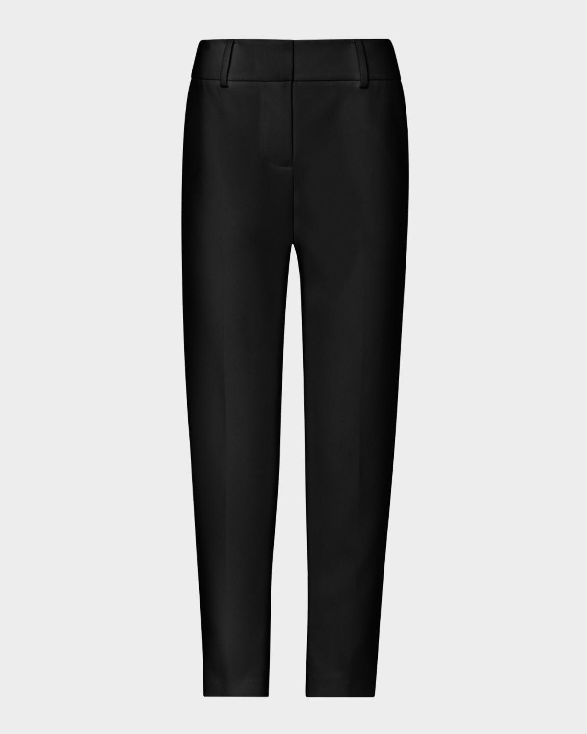 Milly Nicola Cropped Slim Cady Pants