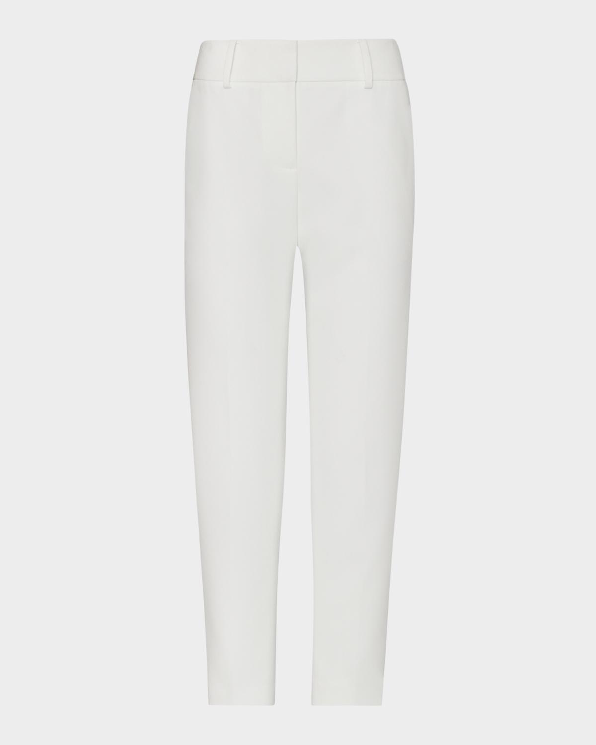 Milly Nicola Cropped Slim Cady Pants