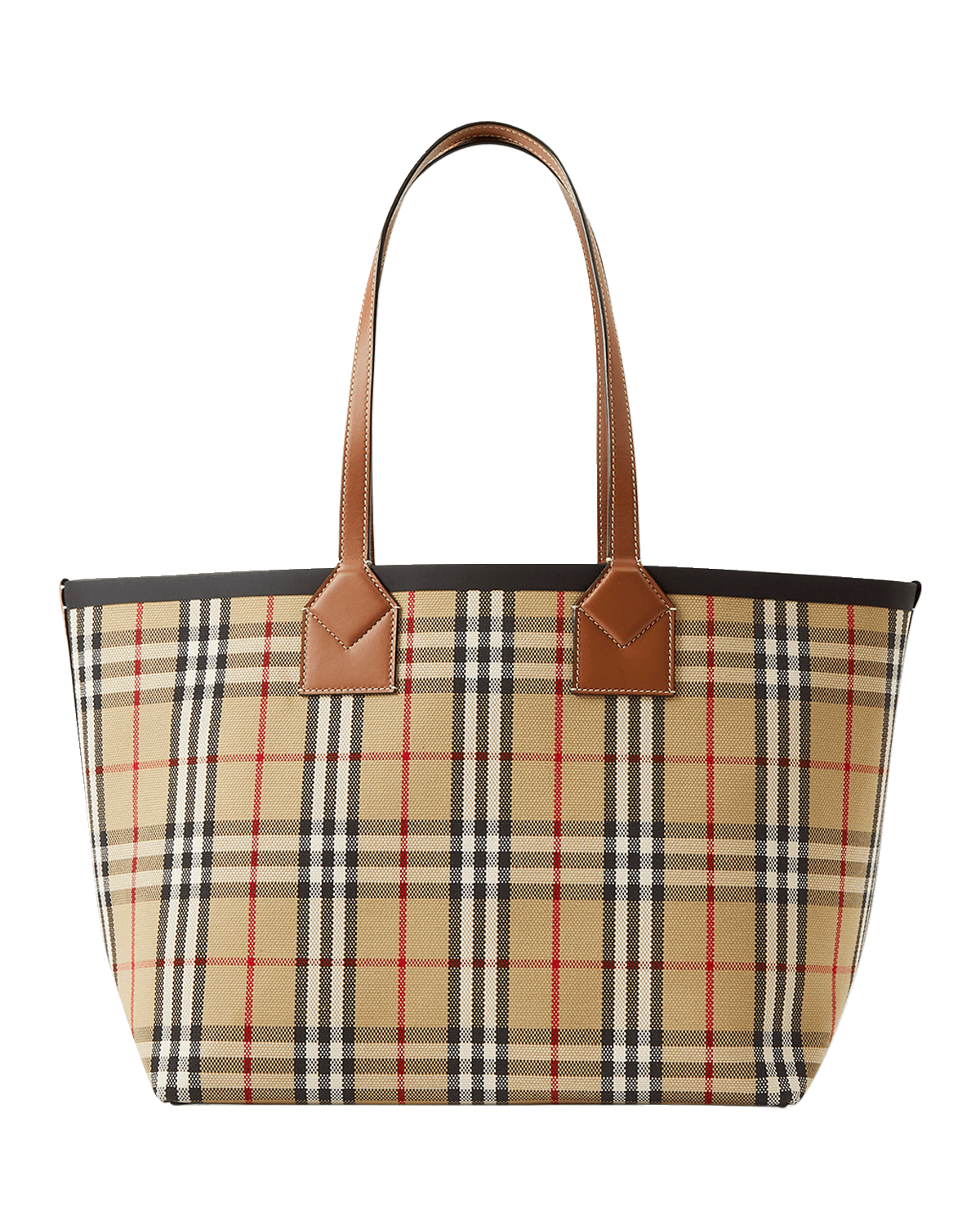 Burberry Heritage Medium Check Tote Bag