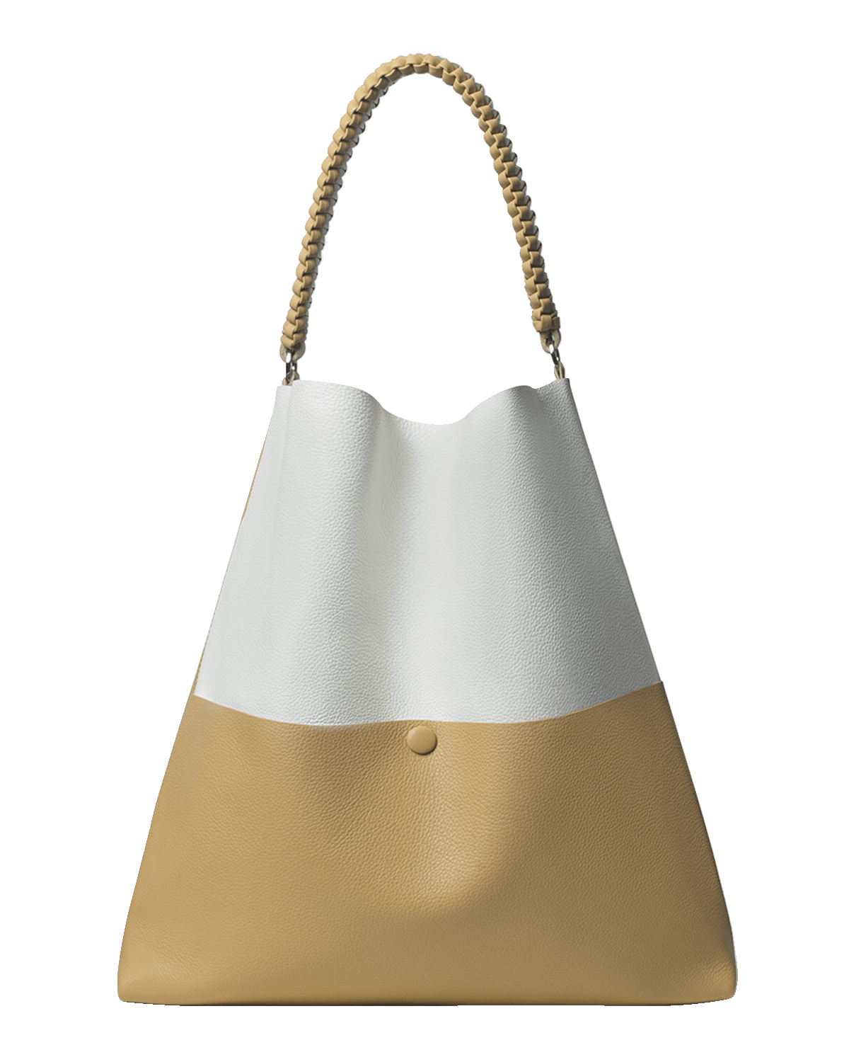 Callista Mini Grained Leather Tote Bag