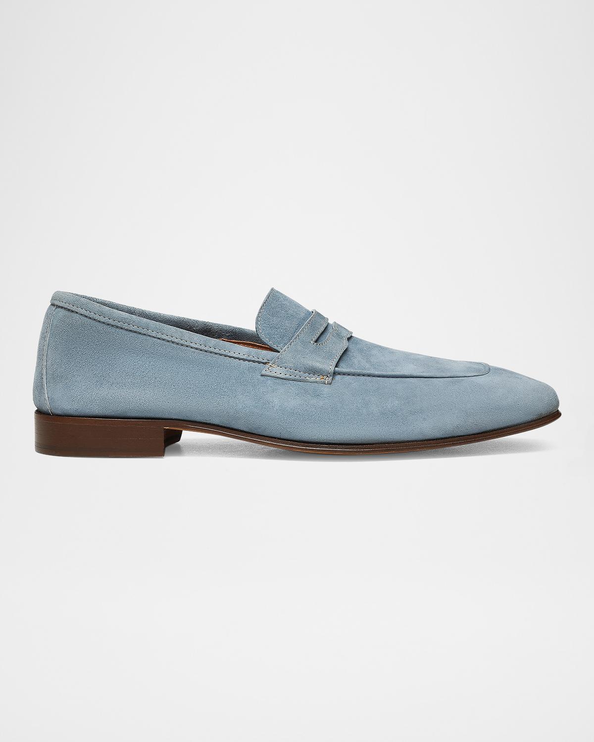 Donald Pliner Men's Jayce Suede Penny Loafers