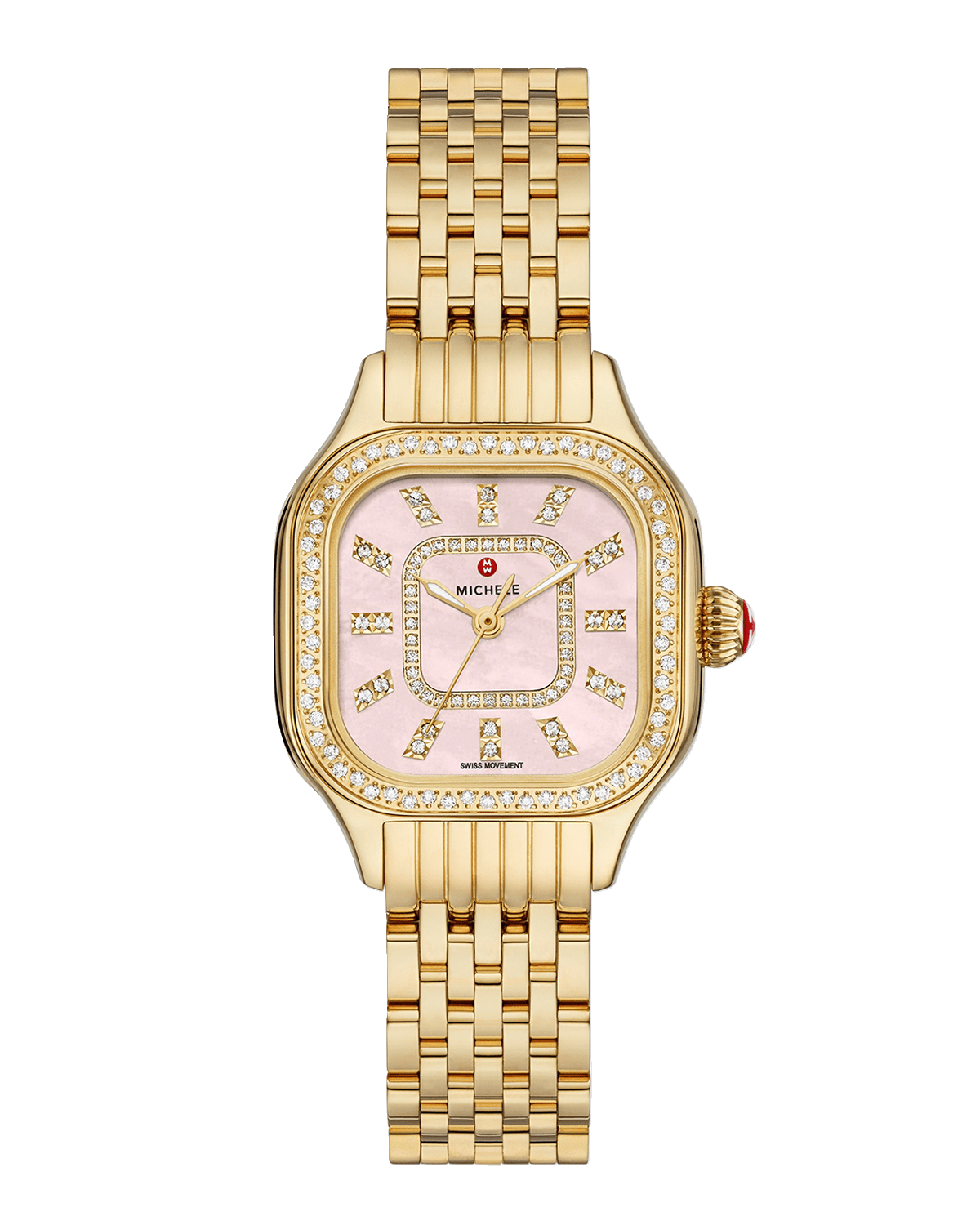 MICHELE 29mm Meggie Diamond Dial and Mother-of-Pearl Watch