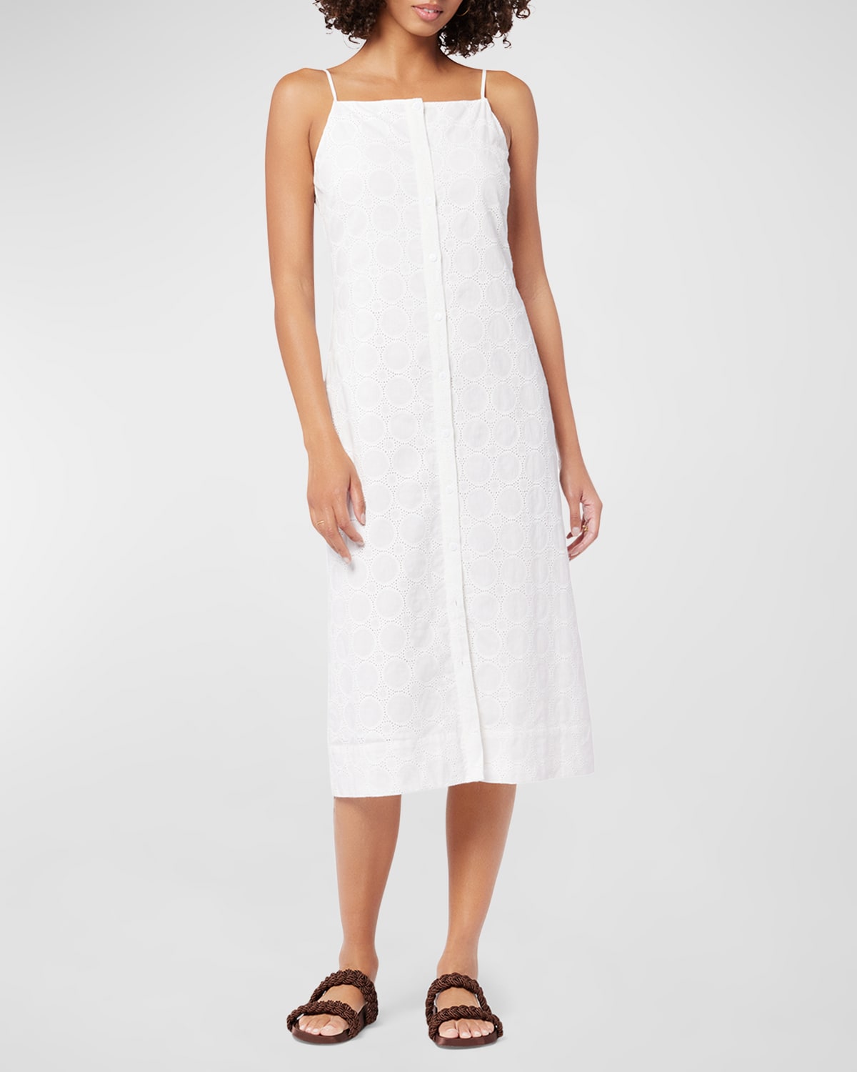 White Eyelet Dress Neiman Marcus