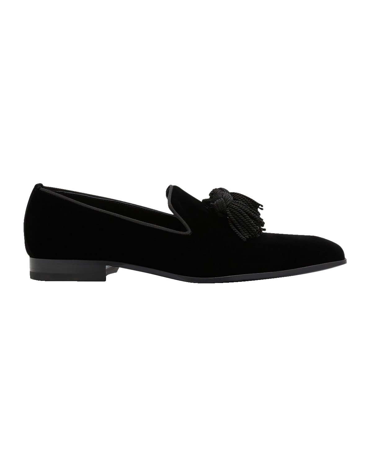 Jimmy Choo Men's Foxley Velvet Tassel Loafers