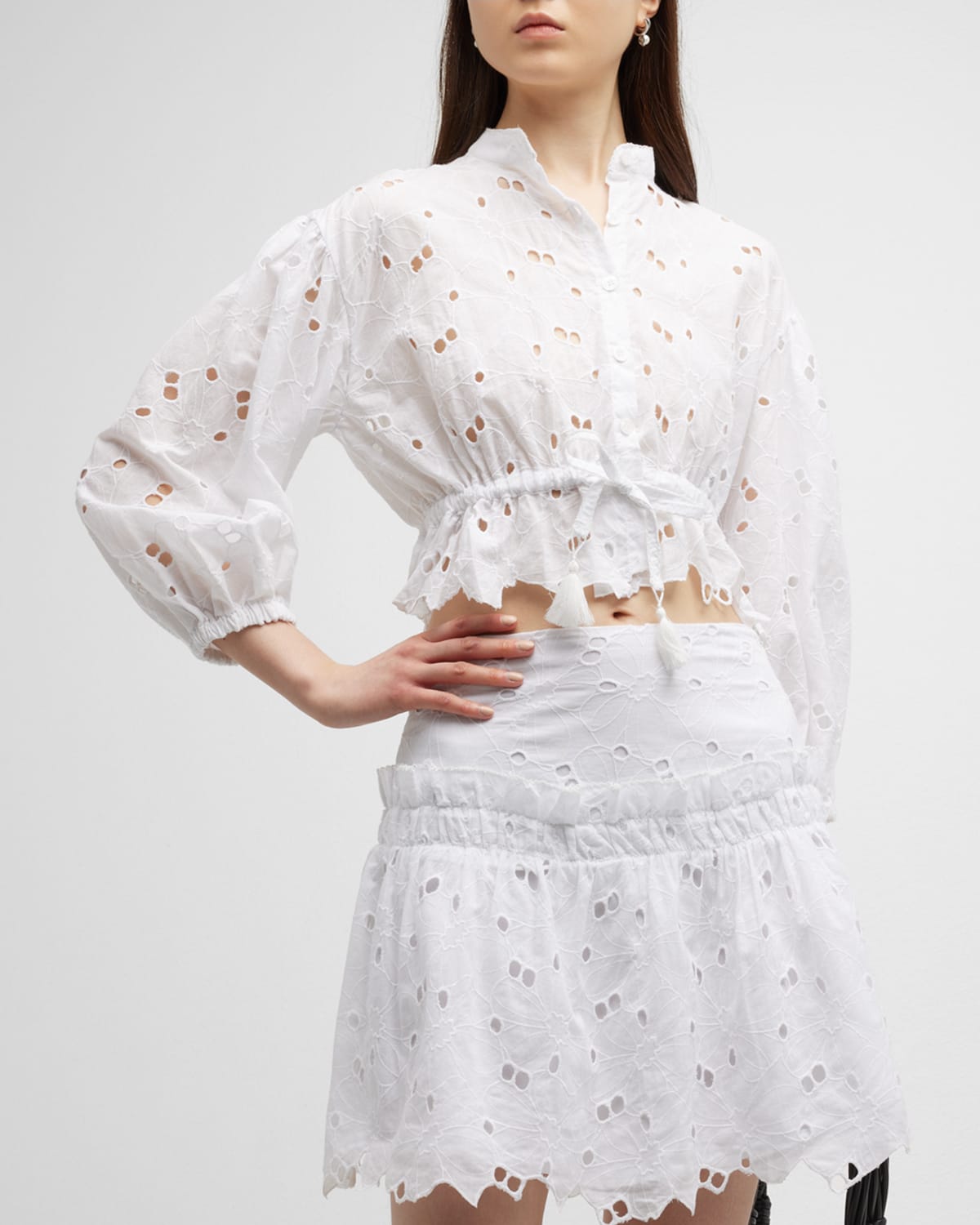 Womens Embroidered Top | Neiman Marcus