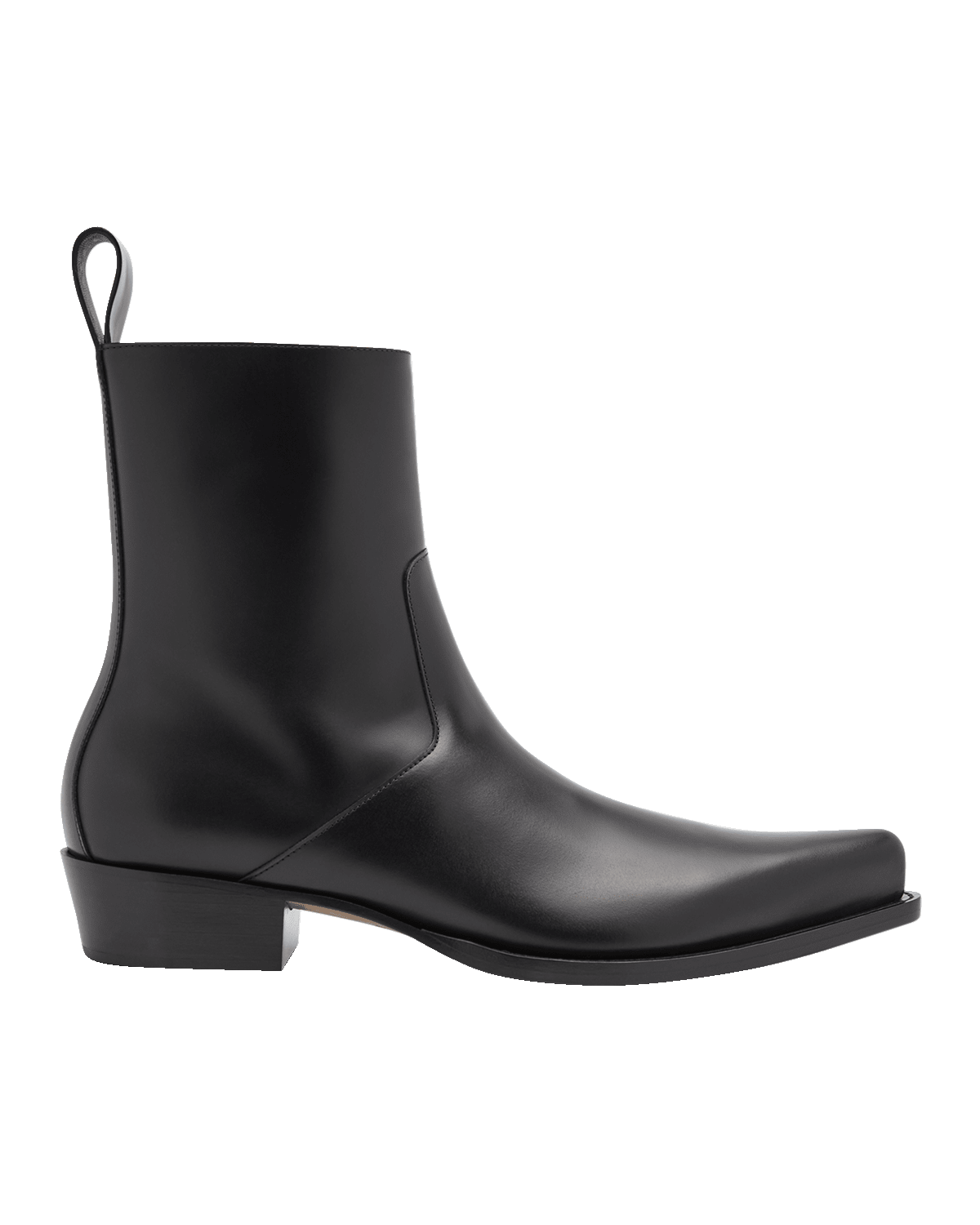 Bottega Veneta Men's Ripley Pointed Toe Leather Ankle Boots