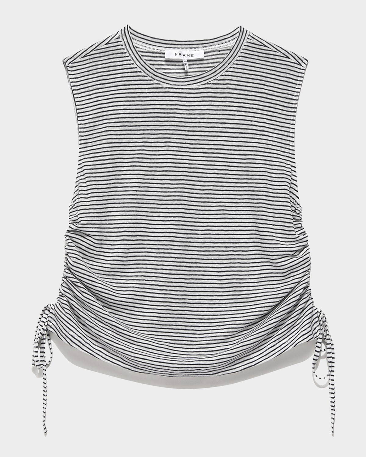 FRAME Side-Cinch Muscle Tee