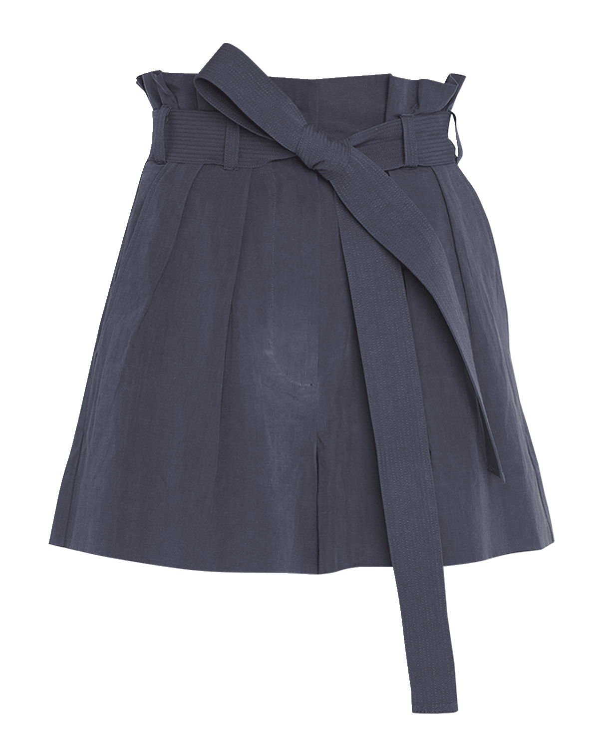 Ulla Johnson Abri Belted Wide-Leg Paperbag Shorts