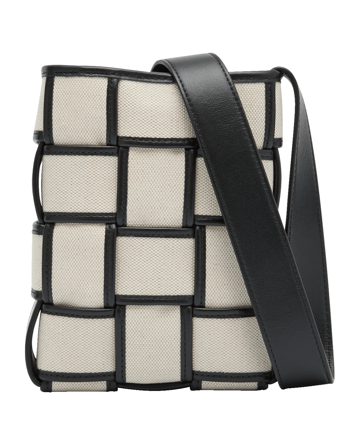 Bottega Men's Cassette Small Urban Leather Crossbody Bag