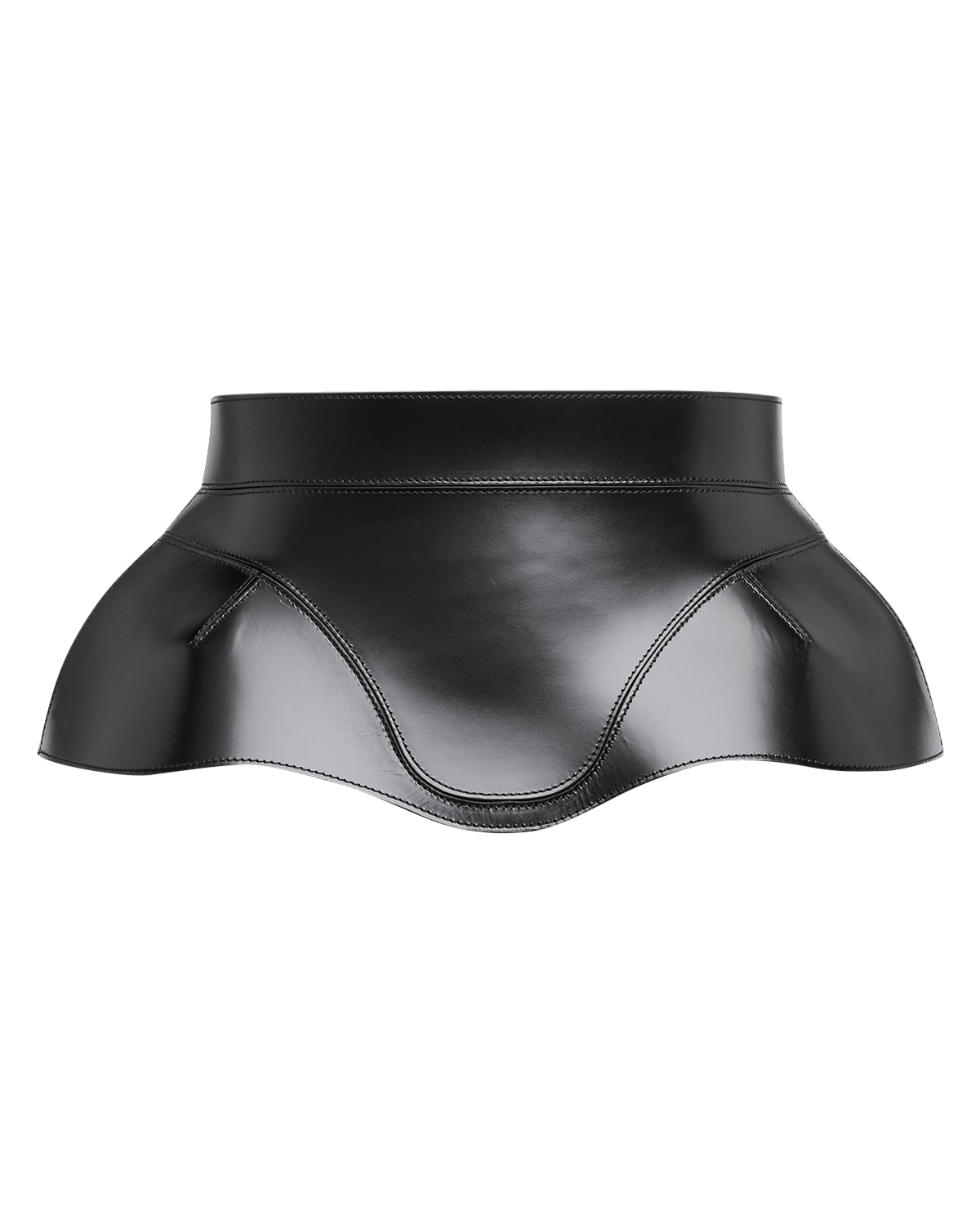 Alexander McQueen Peplum Leather Corset Belt