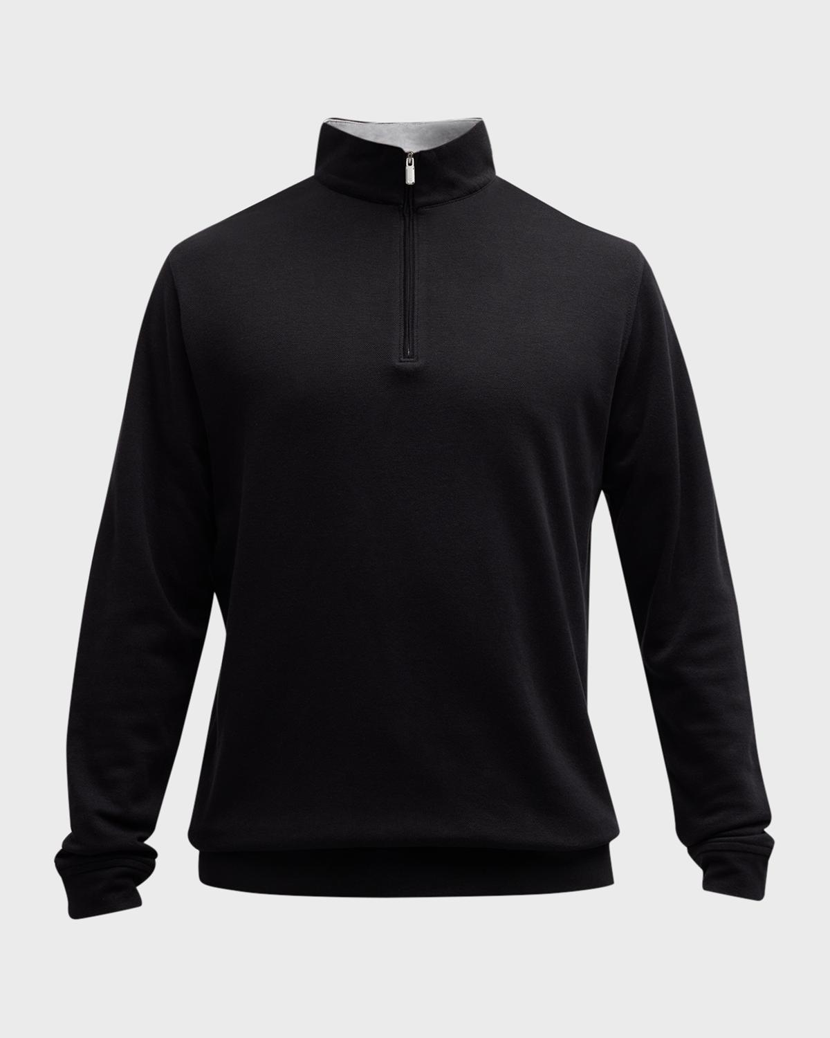 Peter Millar Men's Crown Comfort Quarter-Zip Sweater