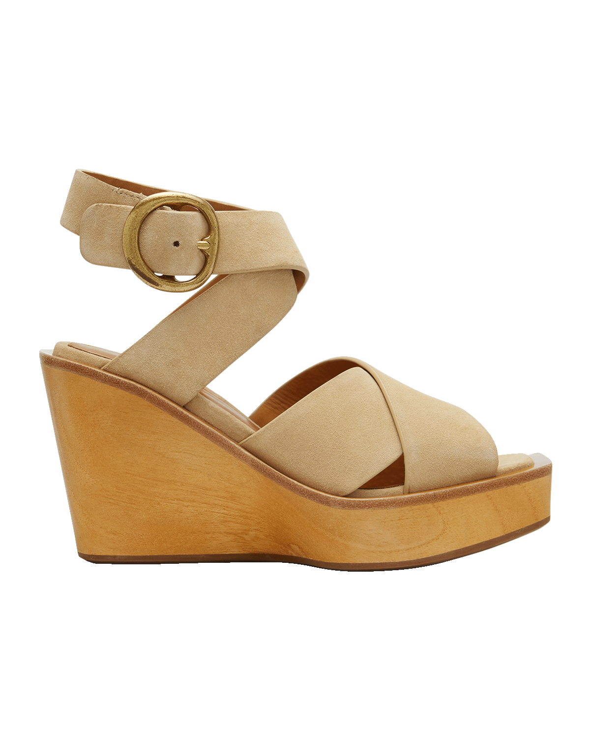 Rag & Bone Santiago Suede Crisscross Clog Sandals