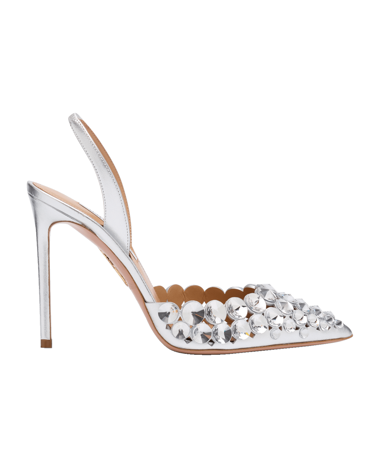 ALAIA Clear Cap-Toe Mule Pumps | Neiman Marcus