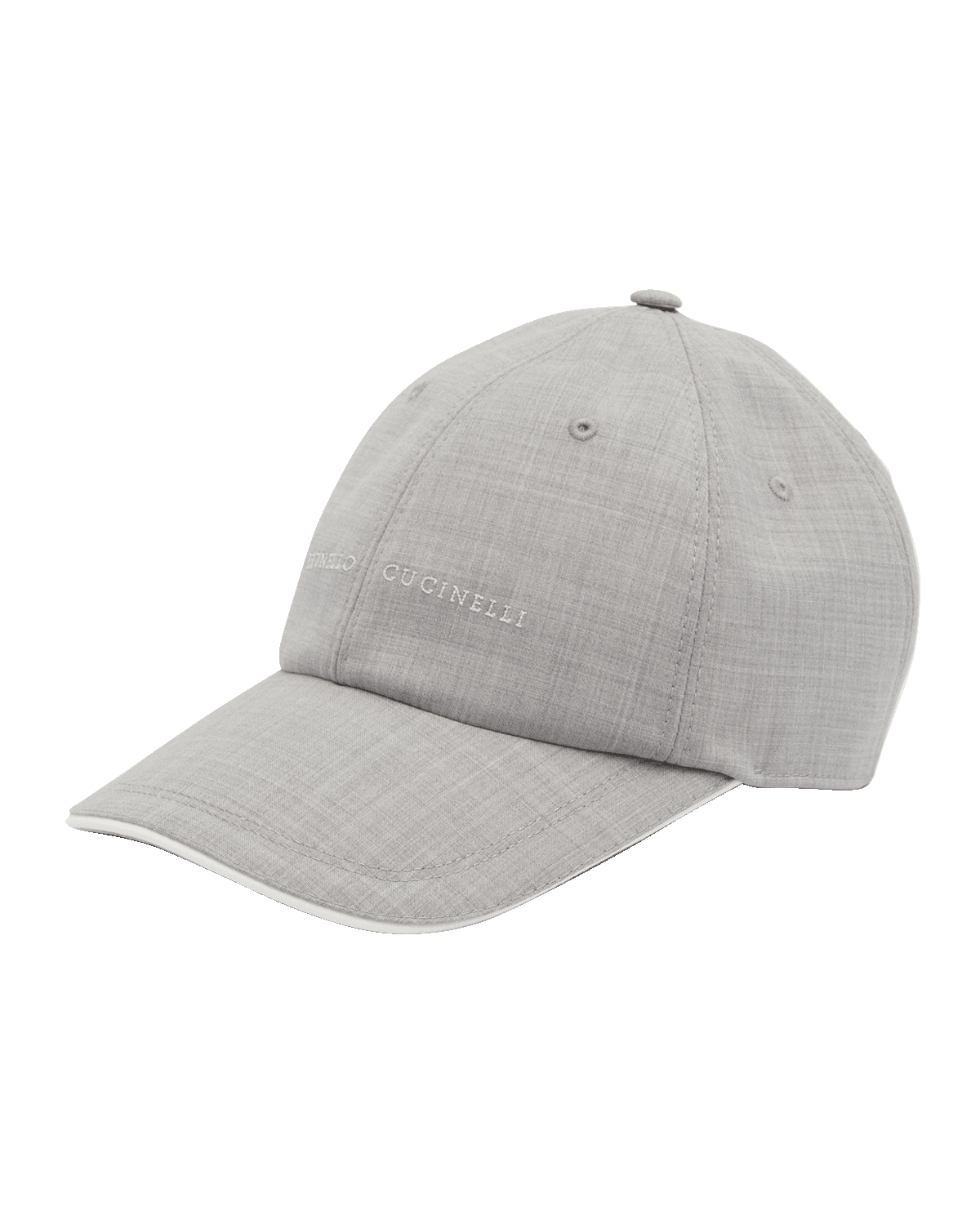 Mcm Men's Logo-embossed Collection Baseball Cap In Gray