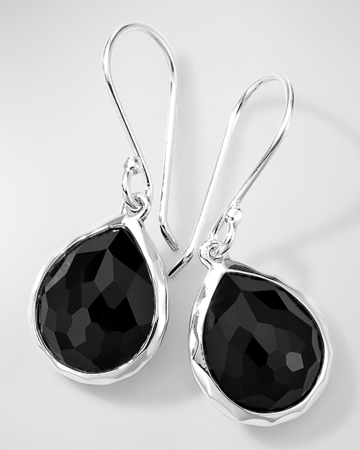Ippolita Rock Candy Mini Teardrop Earrings in Onyx