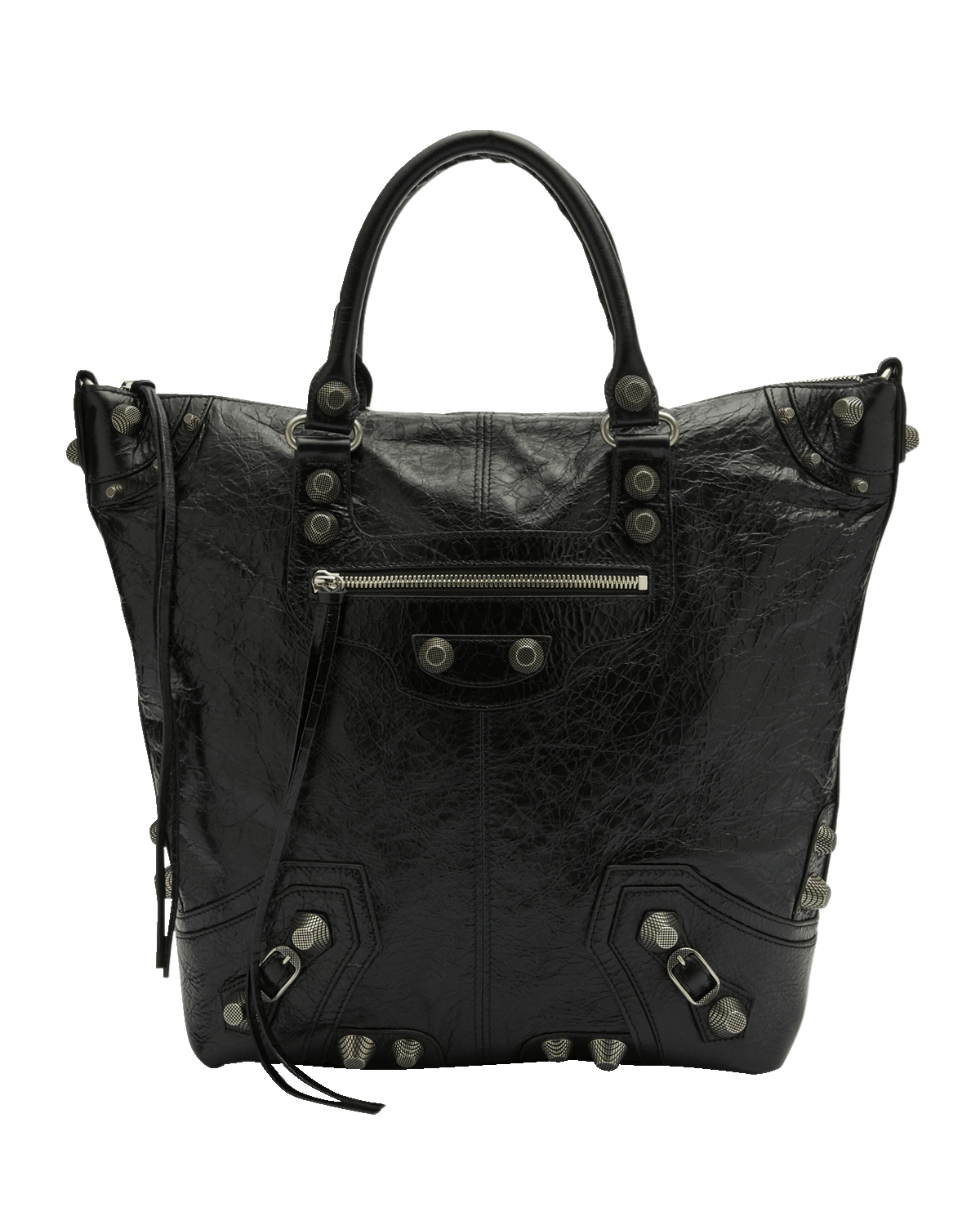 Balenciaga Men's Le Cagole Medium Leather Tote Bag