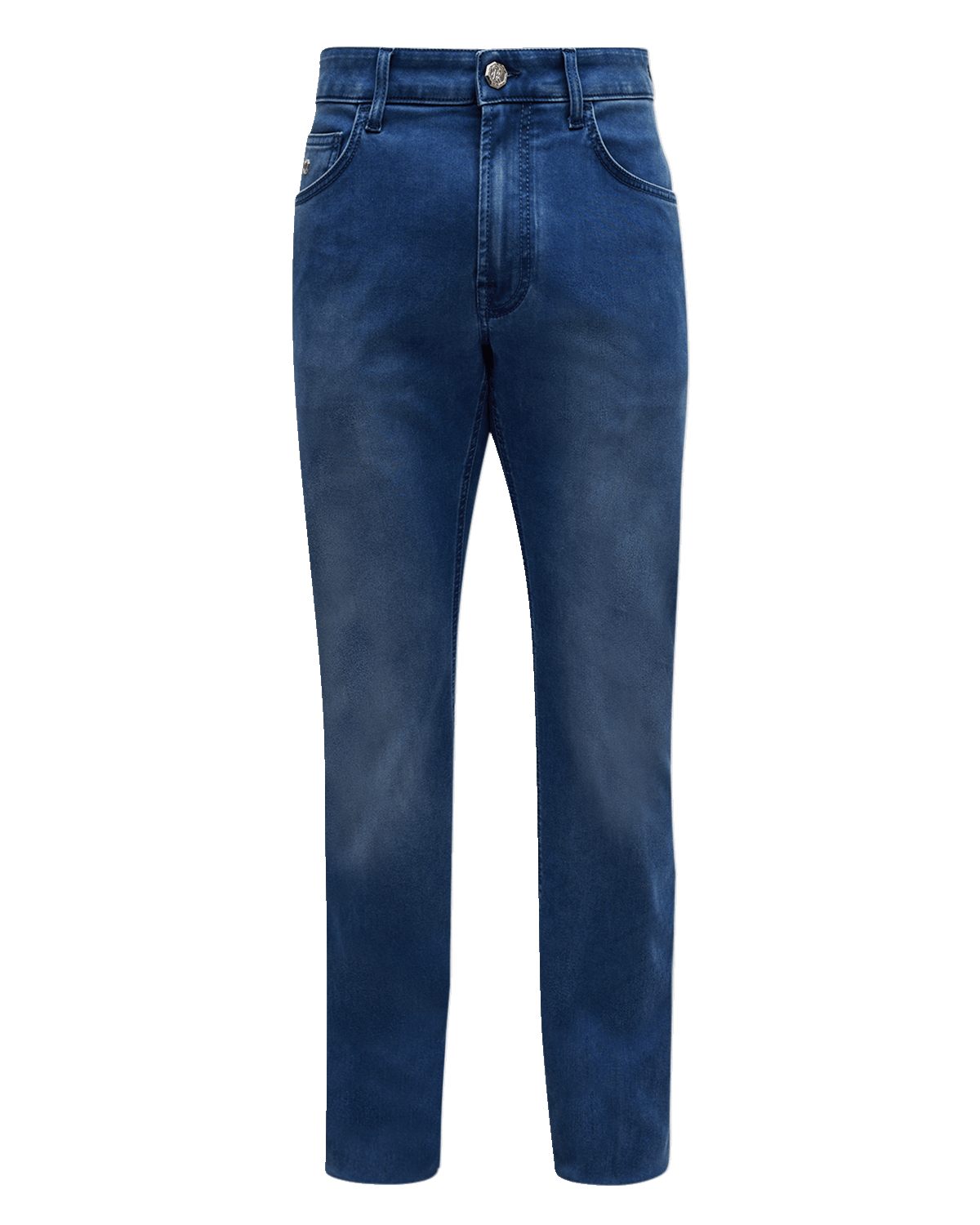 Stefano Ricci Men's Medium Wash Denim Jeans