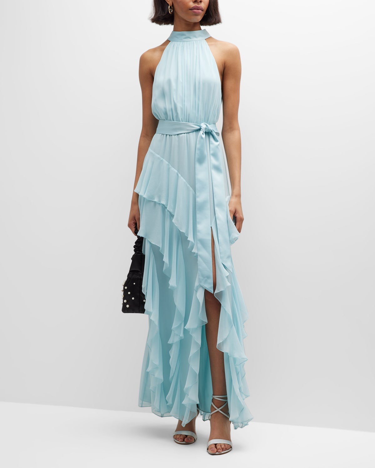 Silk Chiffon Gown | Neiman Marcus