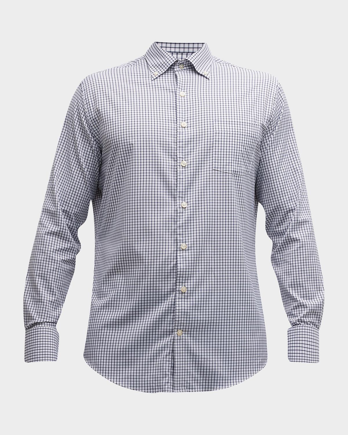 Peter Millar Men's Hanford Performance Twill Sport Shirt
