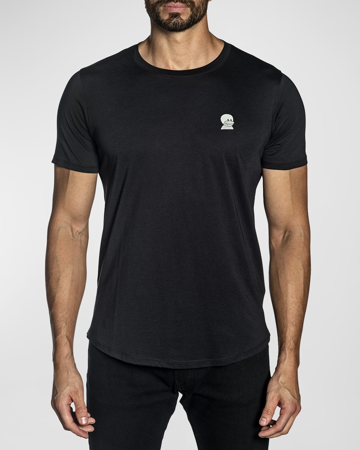 Jared Lang Men's NFT Embroidered Pima Cotton T-Shirt