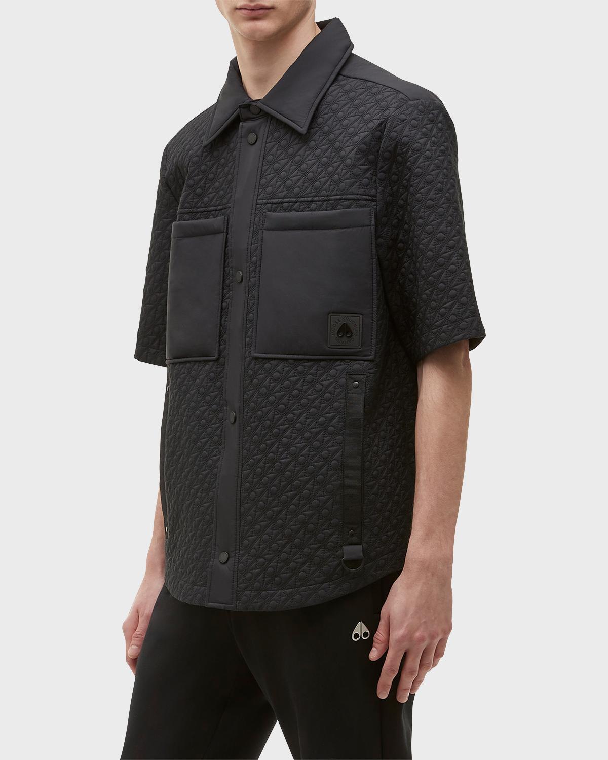 Moose Knuckles Men's Bedford Monogram Shirt Jacket
