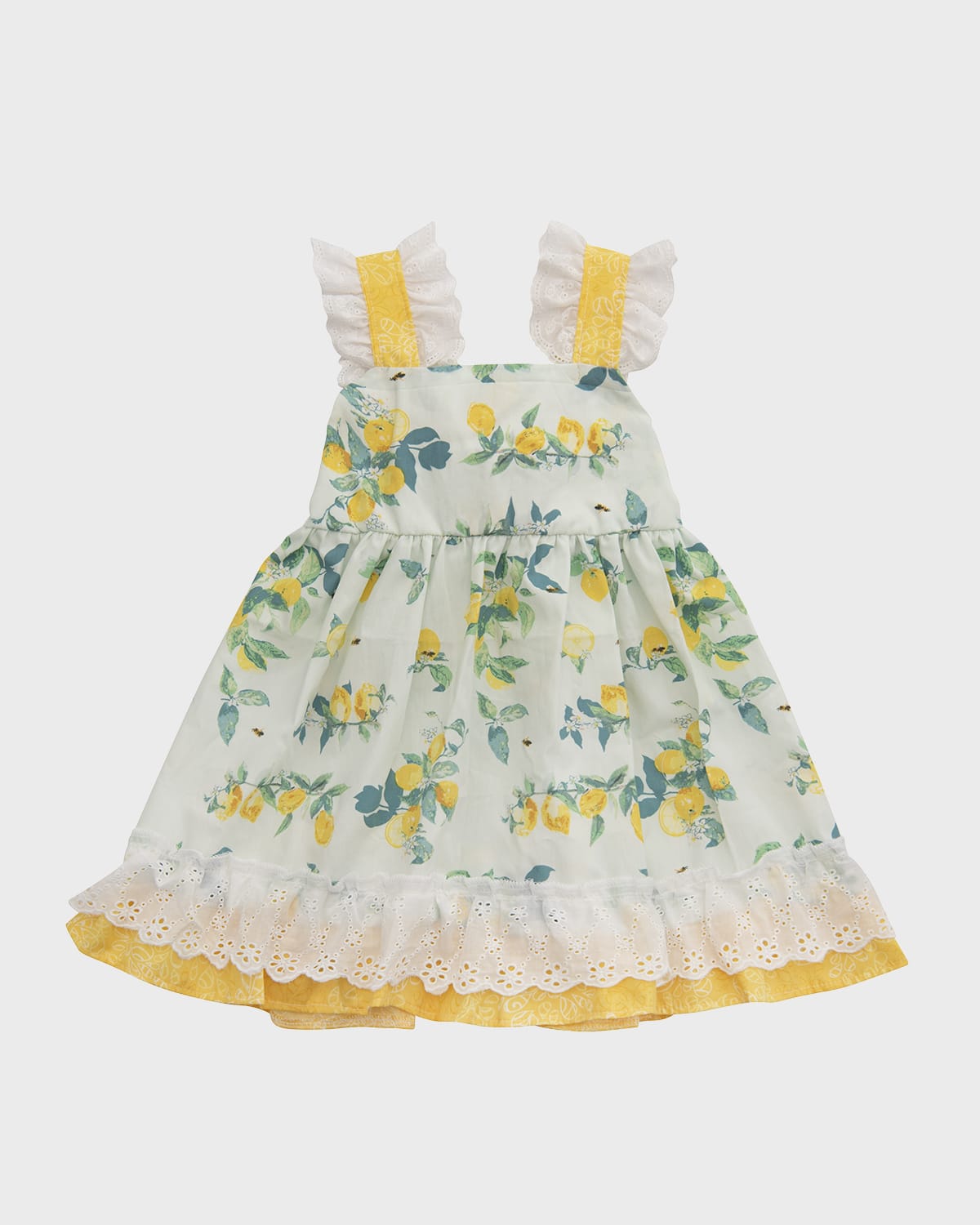 Haute Baby Girl's Lucy's Lemonade Cotton Dress, Size 2-6