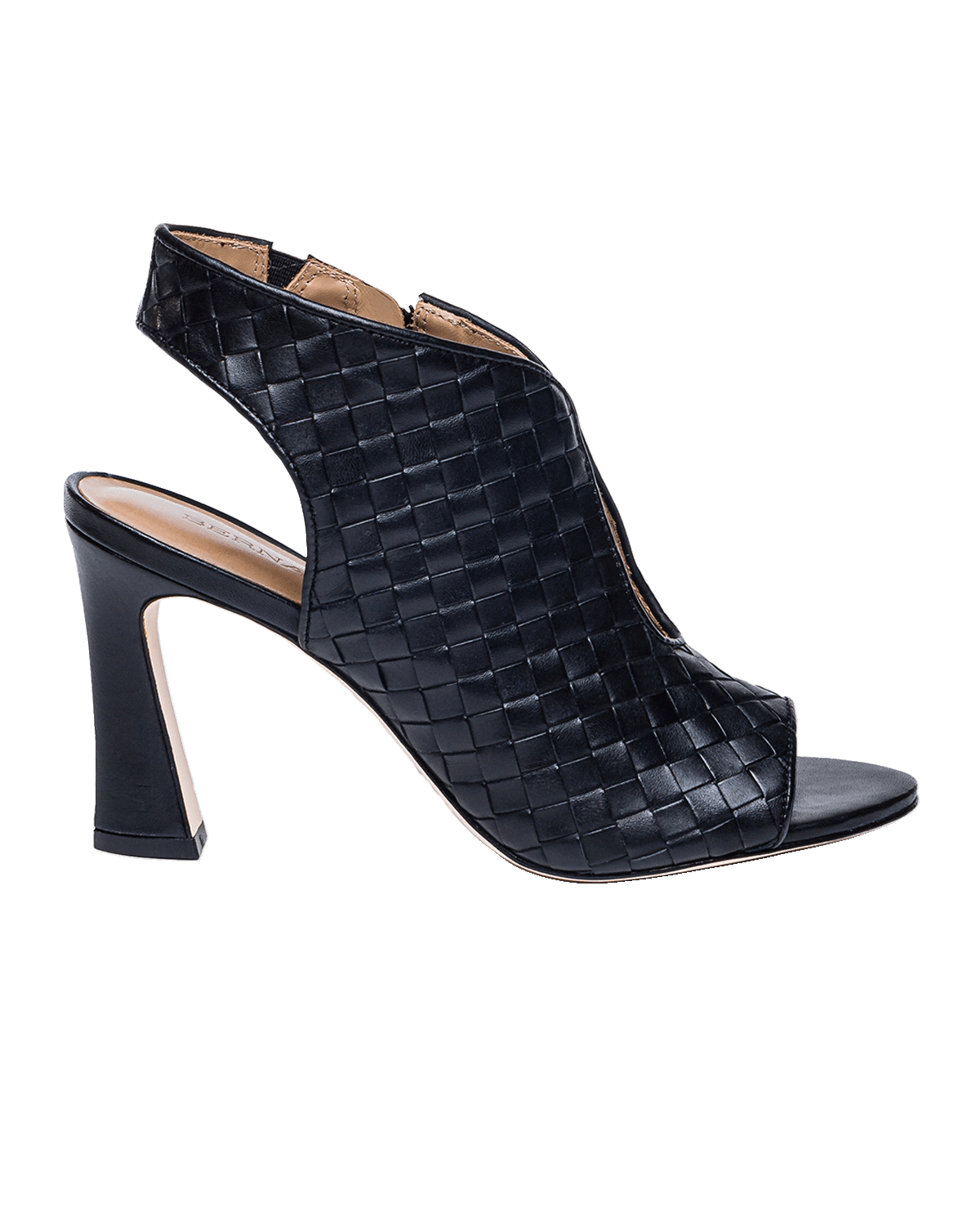 Bernardo Leonora Woven Heeled Slingback Sandals