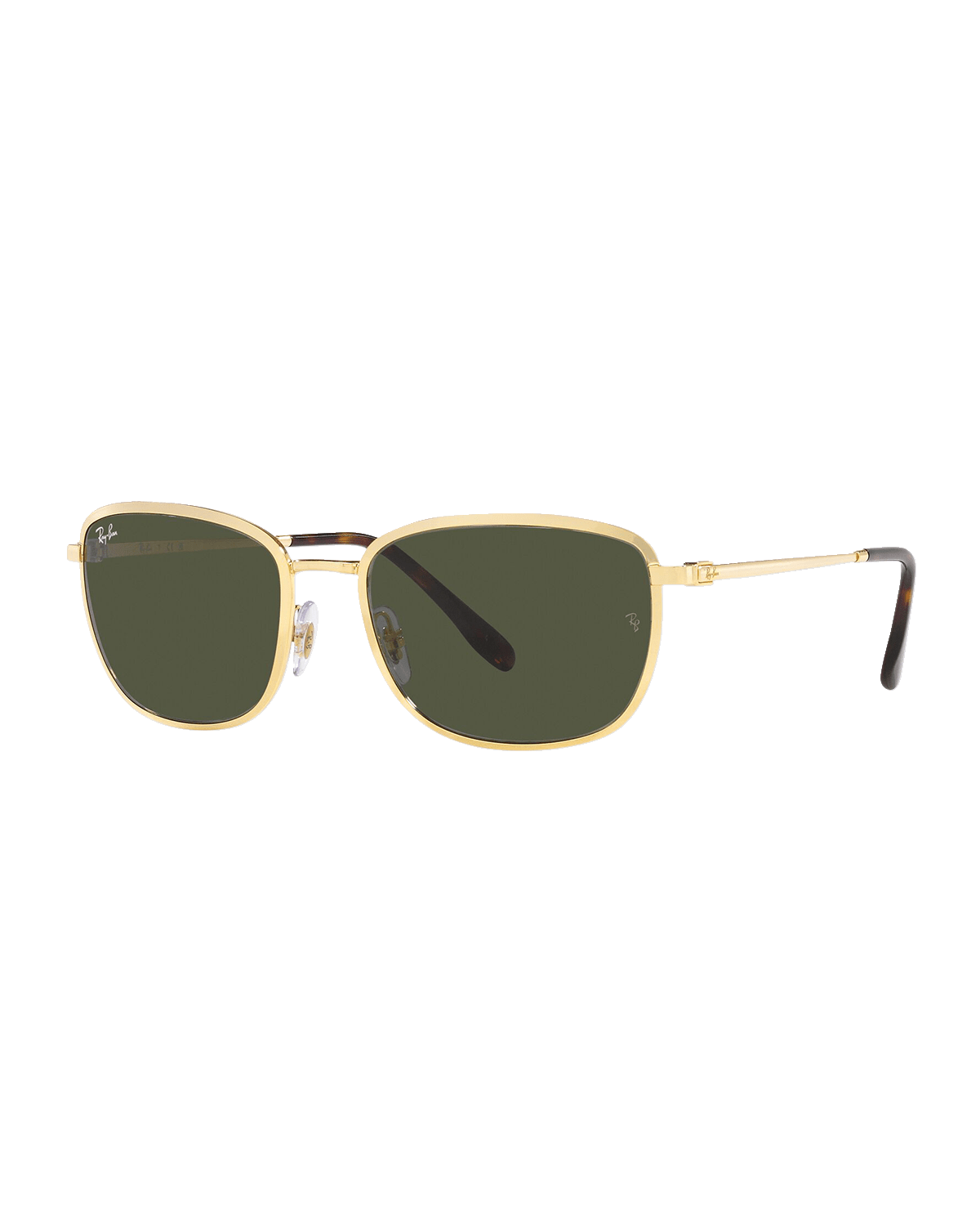Ray-Ban Men's Round Metal Sunglasses, Green | Neiman Marcus