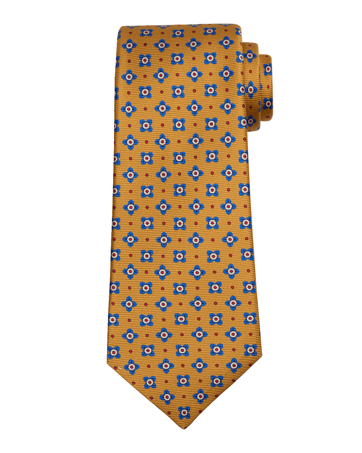 Kiton Men's Small Flower Silk Tie | Neiman Marcus