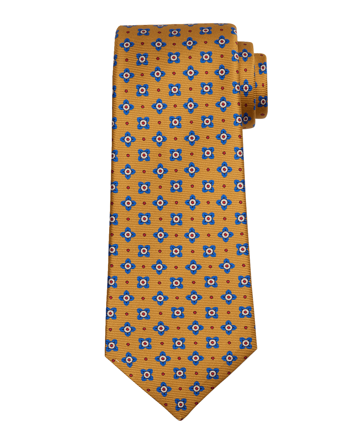Kiton Men's Small Flower Silk Tie