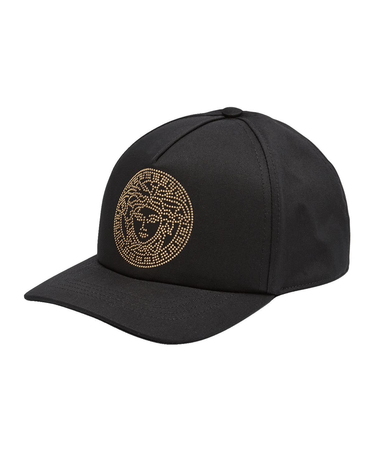 Versace Men's Studded Medusa Baseball Cap