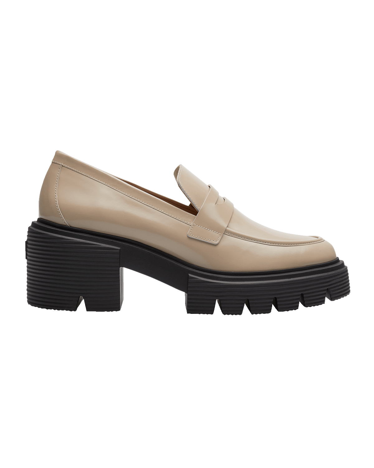 Stuart Weitzman Soho Leather Casual Penny Loafers