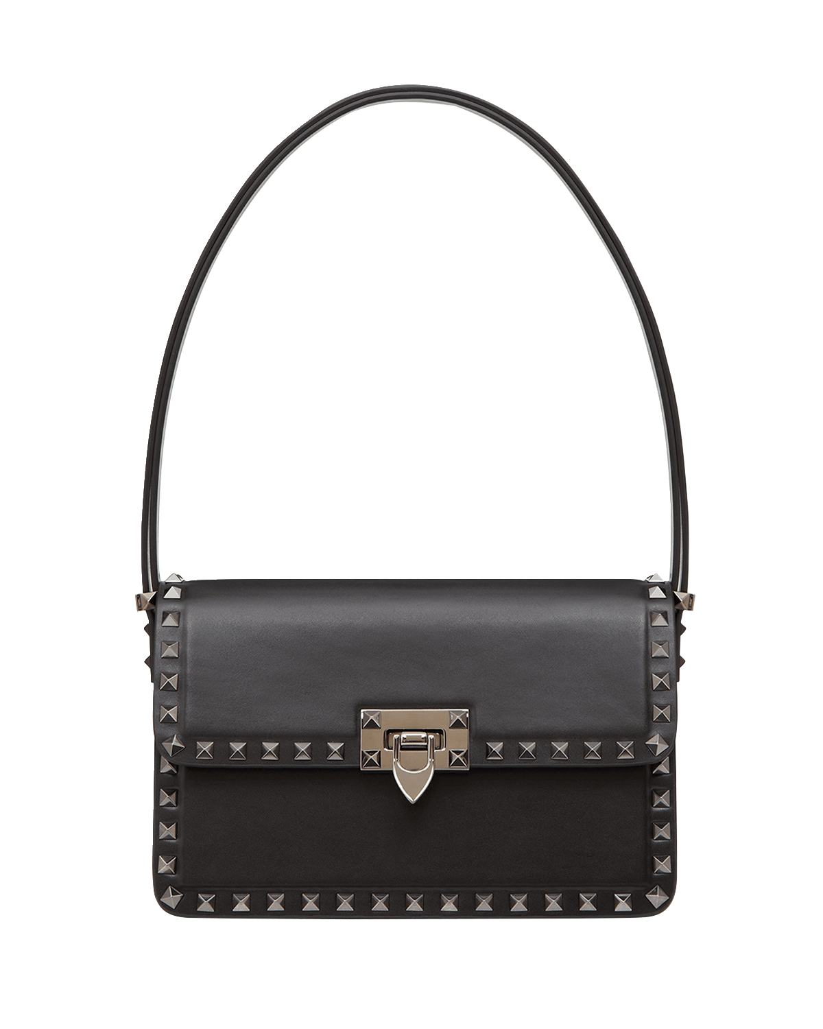 Abnorm Kontur Psykologisk Valentino Garavani Small Rockstud Leather Shoulder Bag | Neiman Marcus