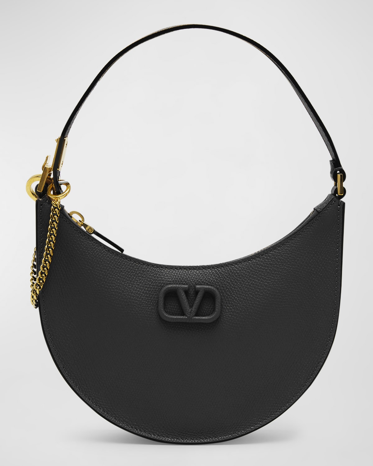 Valentino Garavani VLOGO Mini Leather Hobo Bag