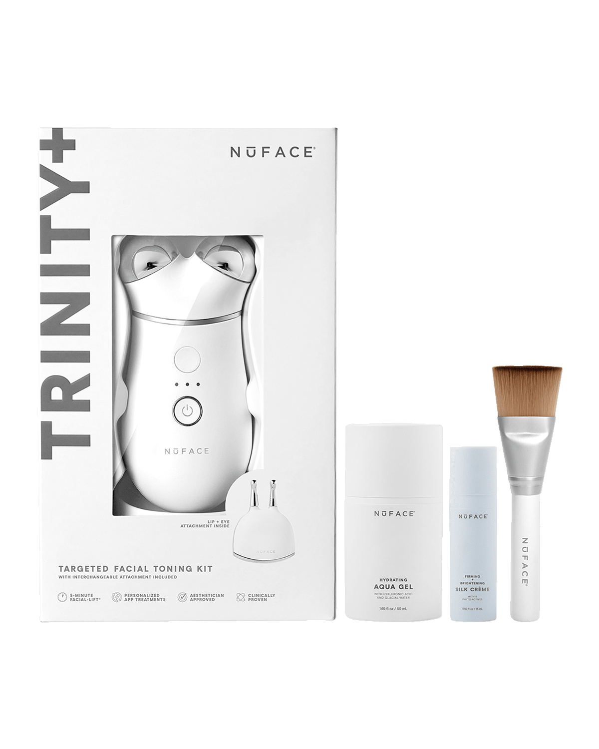 NuFace Trinity+ with Effective Lip and Eye Attachment ($619 Value)