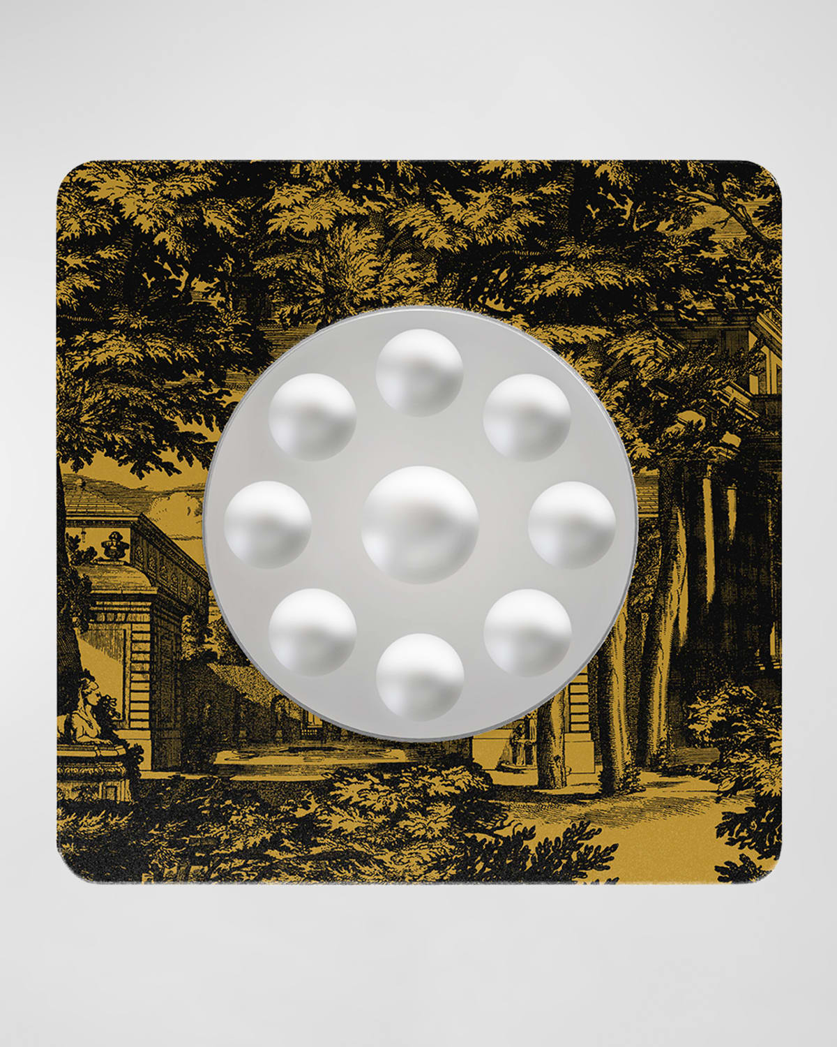 Fornasetti Square Frame With Bubbles Mirror - Giardino Settecentesco
